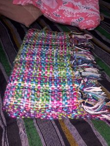 Colorful Woven Scarf🩷💛🧡❤️