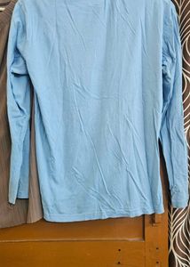 Blue Printed Top+ Free Plazzo