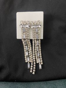Dangling Rhinestone Earrings