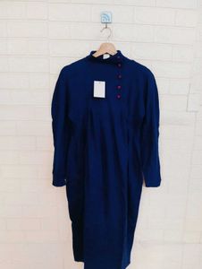 Elegant Navy Blue Dress