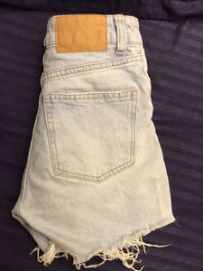 Distressed Denim Shorts