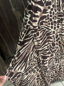 Leopard Print stiched  Kurta