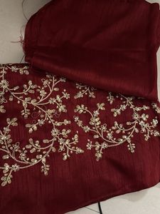 Elegant Embroidery blouse piece : New