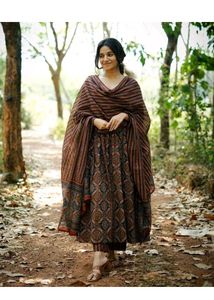 Women Viscose Rayon Kurta Pant Duppata Set