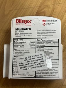 Blistex Medicated Lip Balm (Imported) - 2 Pack