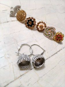 Vintage Style Ring &amp; Earring Set