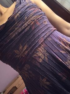 purple pretty dress