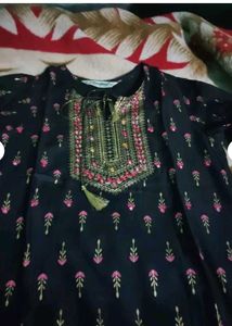 Elegant Black Kurta💞💗