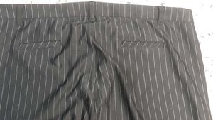 Striped Black Pants