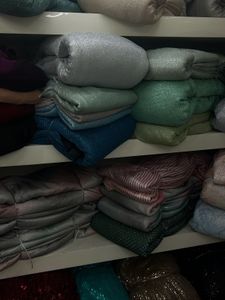 Light Blue Shimmer Fabric