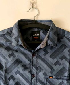 Spykar&#39;s Stylish Patterned Shirt