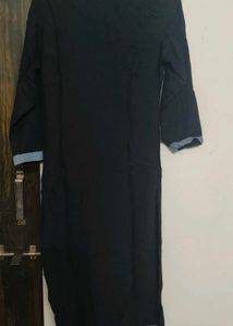 Embroidered Black  Kurti