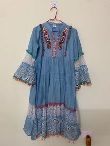 Boho Chic Embroidered Dress