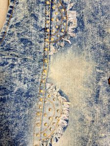 Acid Wash Denim Jacket. Srfif Few Hours Wear.New