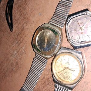 [Non-Working] 3VintageMechanicalWatches
