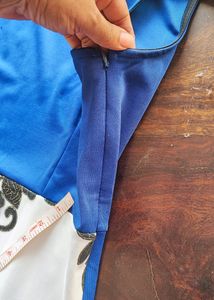 Blue And White Beautiful Dress Size 36