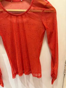 Cute Imported Mesh Top