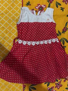Cute Red Polka Dot Dress