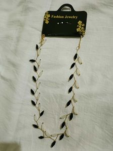 Leaf Beaded Necklace