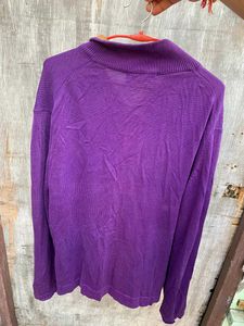 Purple orignal NOTON vintage Knit Cardigan