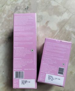 Face serum and toner