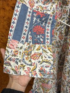 Multicoloured Boho Dress With Belt