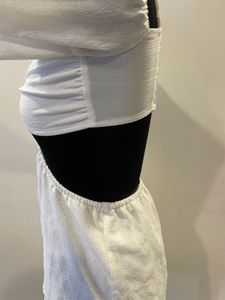 White Cutout Dress Small