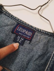Cotton Denim Jacket Blue