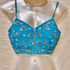 Heavy Embroidery And Bead Work Blouse