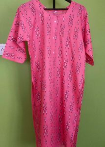 Pour Orisa Ikkat Cotton Kurti, New With Tag