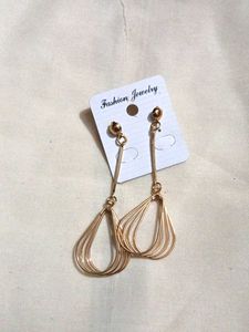 Elegant Gold Tone Drop Earrings Combo