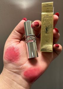 YSL Loveshine Rogue Highshine caring Lipstic