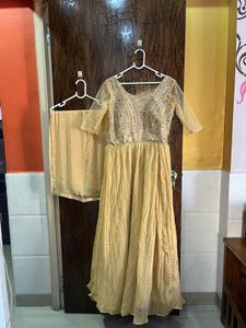 34 bust Elegant Ethnic Gown with dupatta