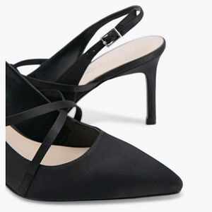 Black Slingback Heels