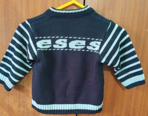 2 Striped Zip-Up Wool Jaket for Kids