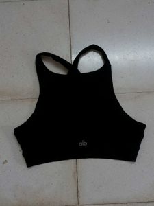 ALO Yoga Black Bra Top