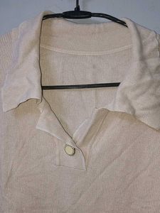 Cute Cropped Polo Shirt
