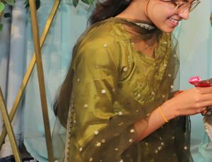 Elegant Green Kurta &amp; Pant Set