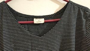 Striped Tie-Waist Midi Dress