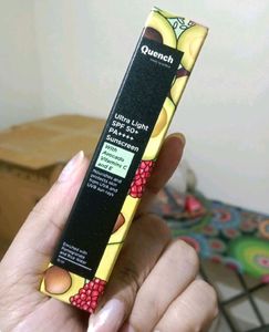 Quench Ultra Light Spf 50+ PA ++++ Sunscreen