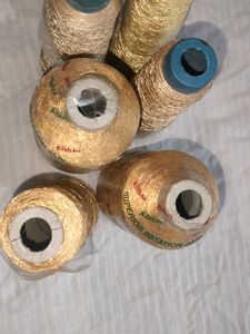 Silk , Jari  Thread For Embroidery
