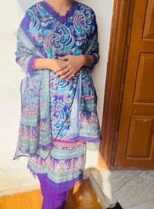 Elegant Purple Kurta Set