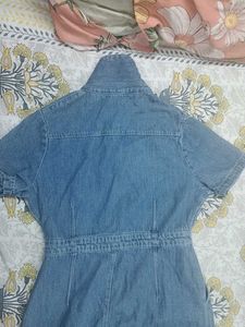 Vintage Denim Mini Dress