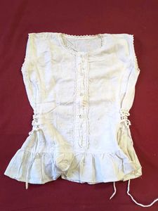 White Top With Cinched Waist