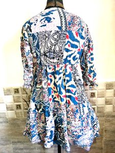M/L Chest 36 -38 inches Boho Print Dress Size