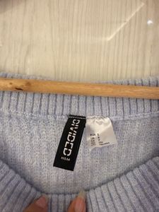 Cute Light Blue Boat Sweater (never worn)