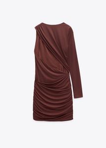 Zara Chic Brown Mini Dress