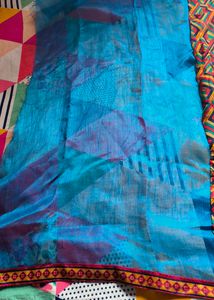 Light Weight Georgette Saree With Saparate Blouse