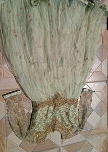 Heavy  Green Ball Gown