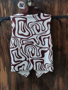 Vintage Patterned Vest